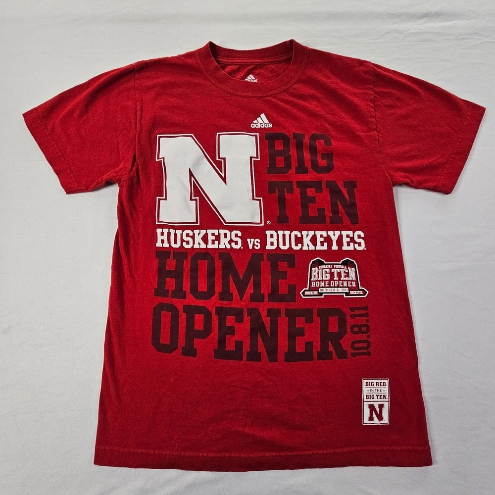 Nebraska Home Opener 2010 vs Buckeyes Red Short Sleeve T-Shirt Men's S